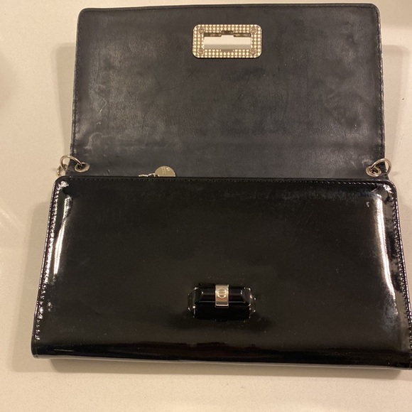 WHBM Clutch, black/silver/white - Picture 6 of 6